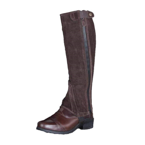 (M, Brown) Moretta Unisex Adult Amara Half Chaps