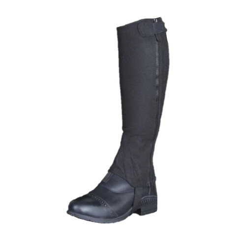 (S, Black) Moretta Unisex Adult Amara Half Chaps
