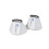 (Cob, White) ARMA Neoprene Horse Overreach Boots 1