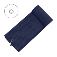 Microfiber golfhanddoek met karabijnhaak, wafelpatroon, superzacht, absorberend, geschikt voor het reinigen van golfclubs en -ballen, golfaccessoires