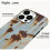 Capa com visual vintage enferrujado, imitação de ferrugem, compatível com iPhone 16/15/14 - Acabamento fosco perfeito, compatível com Apple 16 4