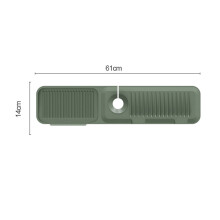 Coussinet de robinet Fnyoxu pour salle de bain et cuisine, coussinet en silicone épais pour le fond du robinet
