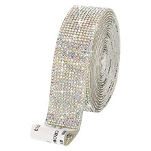 Lichidare de stoc! FNGZ Panglică de cristal cu buline simple, imitație de in, pentru primăvară, ambalaj de flori, panglică DIY, alb D