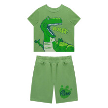 (5-6 Years, Green) Toy Story Childrens/Kids Jessie & Bullseye Cotton Blend T-Shirt & Shorts Set