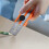 Adjustable Protractor Tool with Knob Foldable Depth Ruler 4