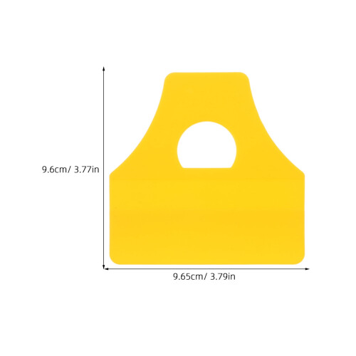 Plastic Automotive Squeegee Kit Yellow TPU 15 pcs 1