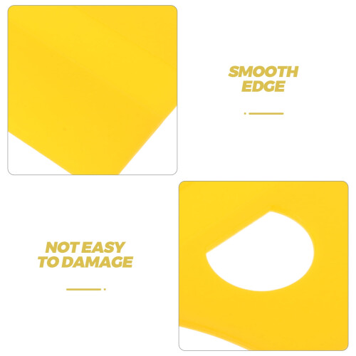 Plastic Automotive Squeegee Kit Yellow TPU 15 pcs 2