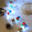 Battery Operated Christmas Light String 2M LED Filigree 4