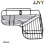 Jjyy1pc χωρίς διάτρηση γωνιακή σχάρα τουαλέτας τρίποδο πλύσιμο σχάρα κοιτώνα 4