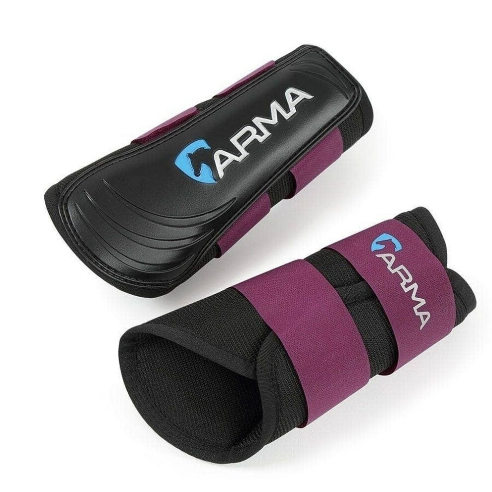 Photos - Climbing Gear ARMA Air Motion Horse Brushing Boots (Pack Of 2) (X Full, Plum)