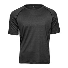 (3XL, Black Melange) Tee Jays Mens CoolDry T-Shirt