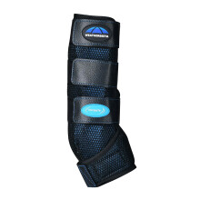 (33cm x 26cm, Black/Blue) Weatherbeeta Therapy-Tec Horse Boots