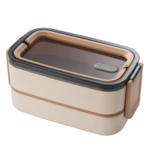 Boîte à bento double paroi en acier inoxydable, compatible micro-ondes, étanche, idéale pour le camping et les déplacements, avec sac isotherme.
