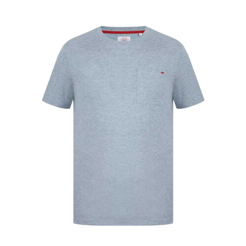 Lee Cooper (M, Grey Marl) Lee Cooper Mens Pocket Regular T-Shirt