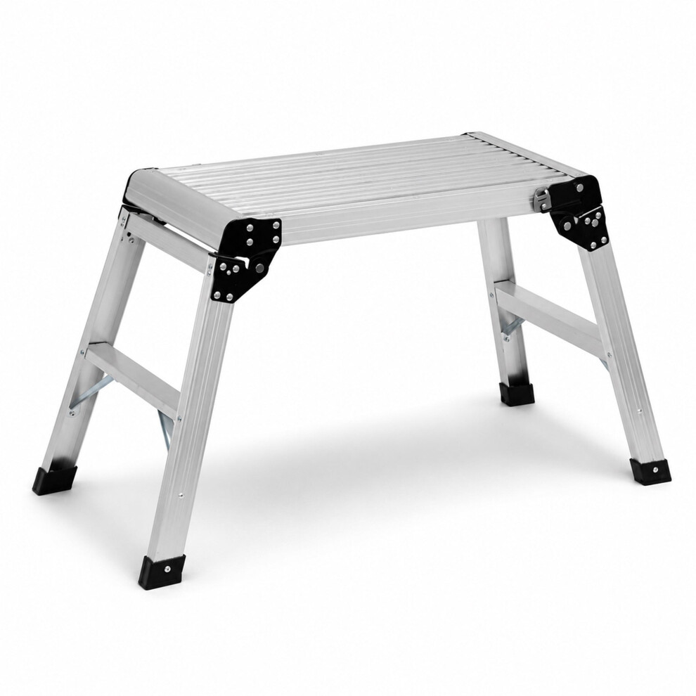 Photos - Ladder Oypla 150kg Folding Aluminium Work Platform Step Up Bench  EN131 OYP3989 
