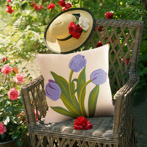 4-teiliges Set im Muttertags-Stil mit Stickerei 2