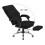 Living And Home Height-Adjustable Ergonomic Reclining Office Chair with Footrest, Black 4