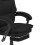 Living And Home Height-Adjustable Ergonomic Reclining Office Chair with Footrest, Black 5