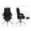 Living And Home Height-Adjustable Ergonomic Reclining Office Chair with Footrest, Black 6