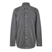(M, Grey) Diesel Mens D-Simply Denim Long-Sleeved Shirt