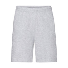 (S, Heather Grey) Fruit Of The Loom Mens Iconic 195 Jersey Shorts