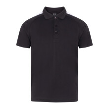 (13 Years, Black/White) Finden & Hales Childrens/Kids Team Polo Shirt