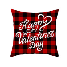 Valentinstag-Kissenbezug 45 x 45 cm, passend für Sofakissenbezüge von Faceless Dolls, Polyester-Dekokissenbezug für Wohnzimmer und Schlafzimmer