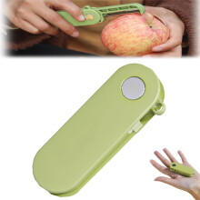 Artículos esenciales de cocina, pelador plegable portátil multifunción, compatible con raspador de acero inoxidable afilado, compacto para acampar