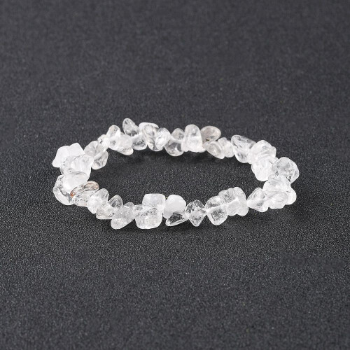 1 pulseira elástica com cristais transparentes, ideal para o Dia dos Namorados, com 5,3 a 5,6 cm (2-1/8 a 2-1/4 polegadas).