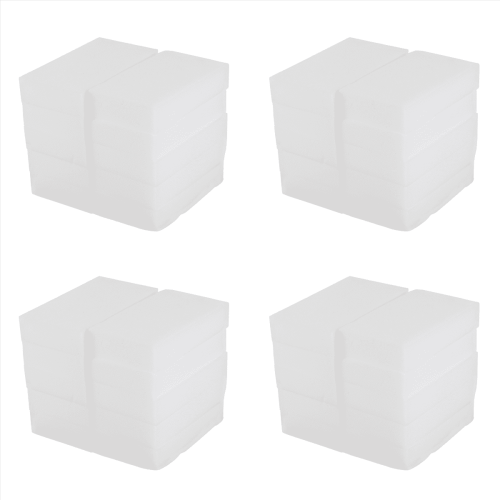 100x60x20mm40 τεμάχια Μαγική Γόμα Σφουγγάρι Καθαριστικό Μελαμίνης - Λευκό