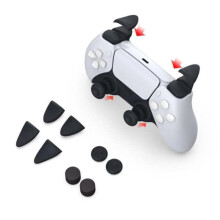 DOBE Playstation 5 / PS5 Spúšť + kolískový kryt, úchop na palec, čierna