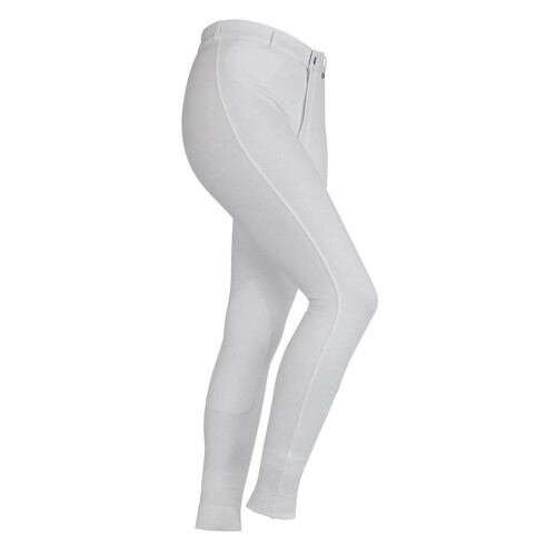 (9-10 Years, White) SaddleHugger Girls Jodhpurs