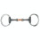 (6in, Black) Shires Flat Sweet Iron Lozenge Horse Eggbutt Snaffle Bit 1