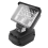 Lanterna de trabalho LED tripla, holofote elétrico para bateria de íon de 18V, adaptador BL1815BL1830, 3 polegadas 3