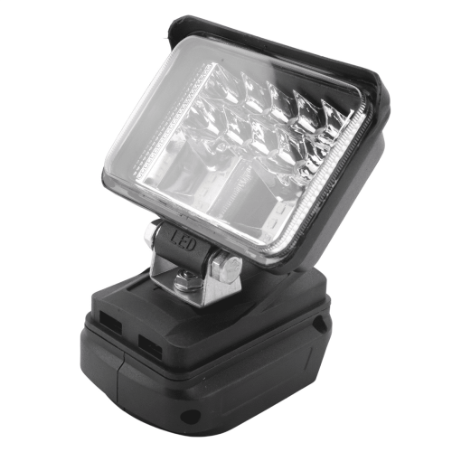 Lanterna de trabalho LED tripla, holofote elétrico para bateria de íon de 18V, adaptador BL1815BL1830, 3 polegadas 2