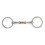 (6in, Silver) Shires Copper Lozenge Horse Loose Ring Snaffle Bit 1