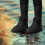 Reusable Waterproof Shoe Covers Black High-Top 4