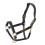 (Pony, Black) Velociti Rapida Leather Horse Headcollar 1