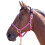 (Full, Raspberry) Shires Topaz Nylon Horse Headcollar 1