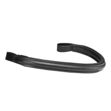 (Full, Black) Velociti Rapida Padded Leather Horse Browband