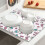 Tapis égouttoir Hello Kitty pour plan de travail, en microfibre, à absorption rapide. 3