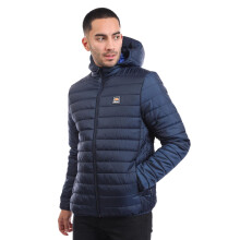 (M, Navy) Ellesse Mens Revuelto Quilted Puffer Jacket