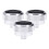 Mizh3pcs Interrupteur de commande de climatisation Bouton AC Compatible avec Focus2 3 (Argent) 1