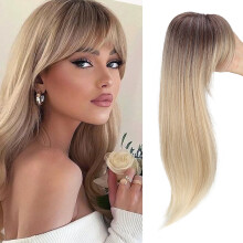 Extensiones de cabello 360 3D para mujeres, extensiones de cabello de 18 pulgadas con pinza para el cabello, compatibles con varios estilos, tocados