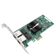 82576-T2 Gigabit-nettverkskort med to porter PCI-E-nettverkskortadapter for XP / WIN7 / WIN8 / WIN10