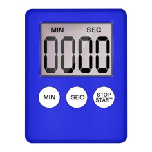 Temporizador de cocina digital LCD grande UYTIHGLOJK con cuenta regresiva, alarma y imán azul (liquidación)