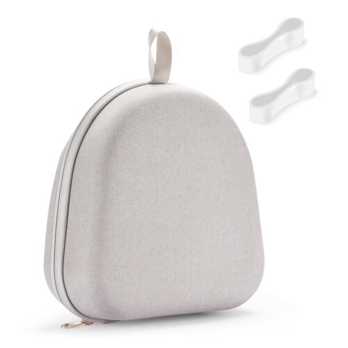 Custodia da viaggio per cuffie compatibile con Beats Studio Pro/Studio3 (grigio chiaro)