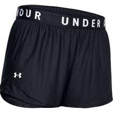 (8 UK S, Black) Under Armour Womens/Ladies Play Up Shorts
