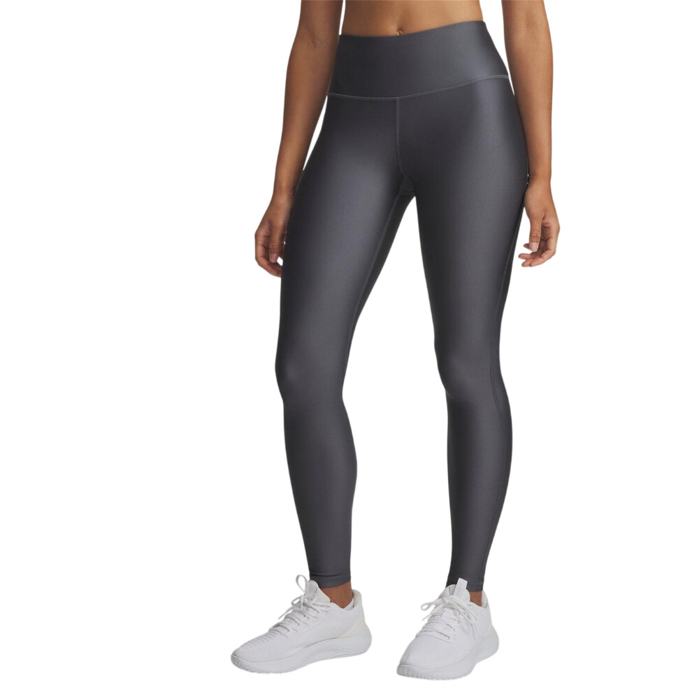Under Armour (14 Uk, Rock/Black) Womens/Ladies High Rise Leggings