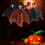Αστεία διακόσμηση μάγισσας κρεμαστή για το Halloween, συμβατή με την πόρτα του 4